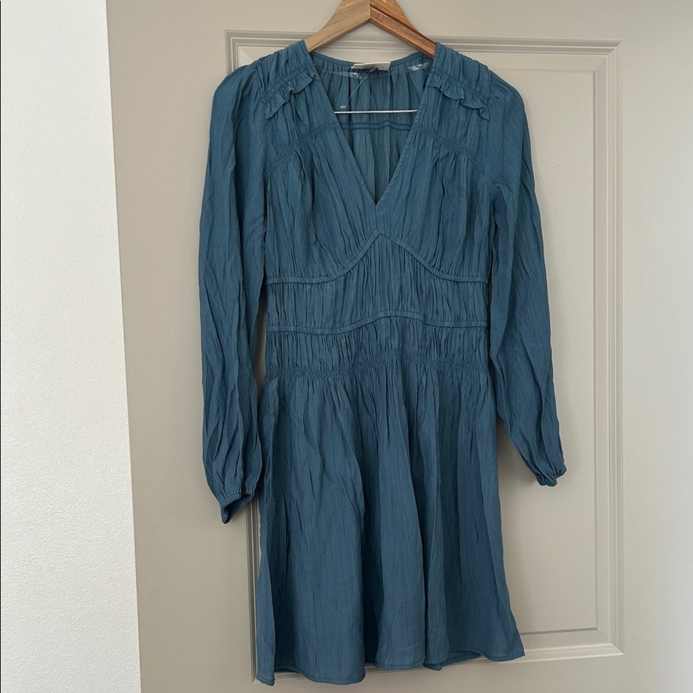Universal Thread Teal Long-Sleeve Dress